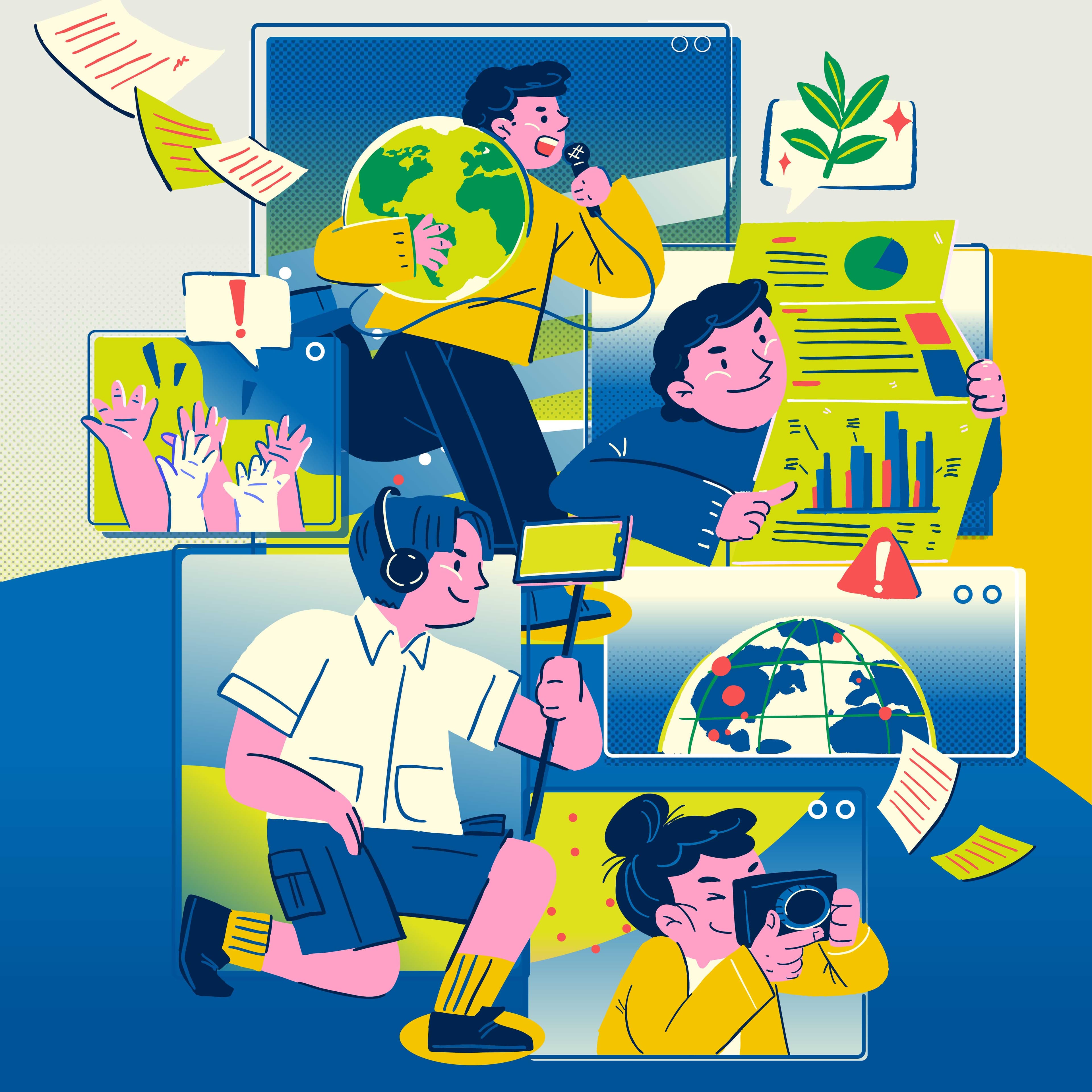 ประกาศรายชื่อผู้เข้าร่วมอบรม Activist journalist รุ่น Glocal Journalist